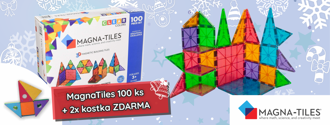 Kidtown MagnaTiles banner vanoce